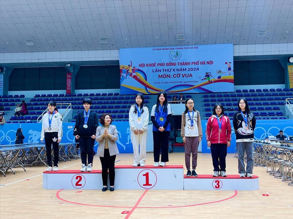 Học sinh trường THCS Mạc Đĩnh Chi giành Huy chương Đồng Hội khỏe Phù Đổng cấp Thành phố môn Cờ vua